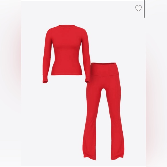 SoSoft Modal Ribbed Long Lounge Set - Picture 3 of 5